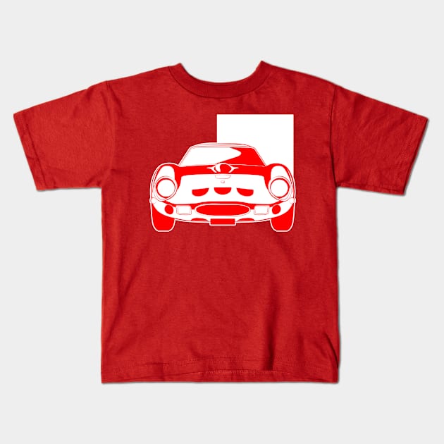 Retro Car Illustration Kids T-Shirt by DesignWood Atelier